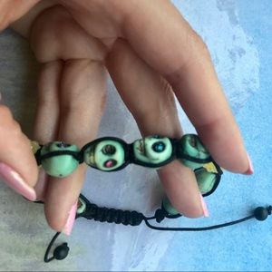 Spooky Skull 💀 Bead Bracelet